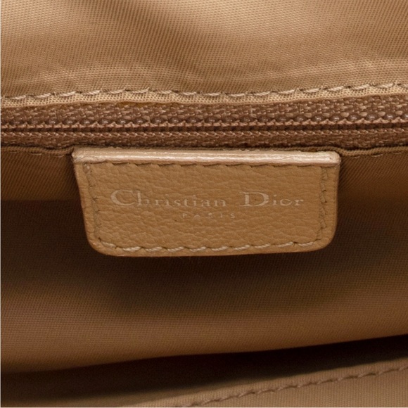 Christian Dior Embroidered Floral Trotter Canvas Handbag - Picture 14 of 16